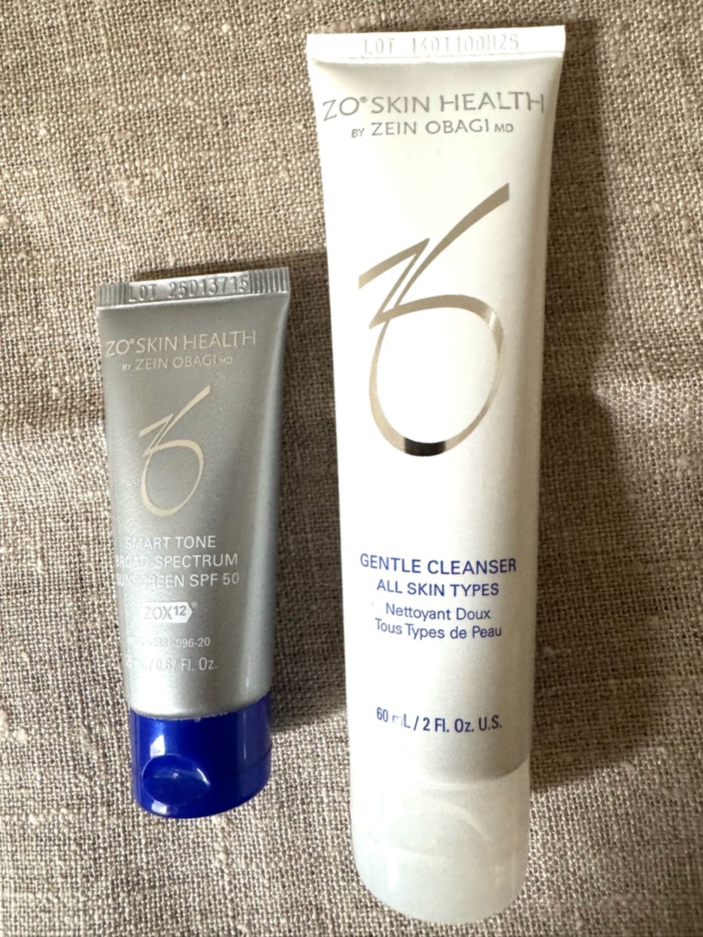 ZO Skin Health Smart Tone Broad Spectrum SPF 50 and Gentle Cleanser